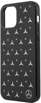 Панель Mercedes Silver Stars Pattern для Apple iPhone 12/12 Pro Black (3666339012731) - зображення 1