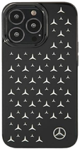 Панель Mercedes Silver Stars Pattern для Apple iPhone 13/13 Pro Black (3666339020231) - зображення 1