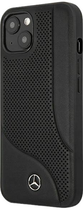 Etui Mercedes Leather Perforated Area do Apple iPhone 13 mini Black (3666339020811)