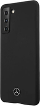 Etui Mercedes Silicone Line do Samsung Galaxy S21 Black (3700740497807) - obraz 1