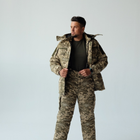 Зимняя куртка ЗСУ Бушлат военный тактический зимний пиксель Ткань мембрана размер 54 - изображение 3