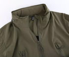 Тактическая летняя куртка Soft Shell Thin летняя JA-01-1 зеленый L - изображение 5