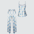 Піжама жіноча (майка + штани) DKaren Dk-Kc L Блакитна (5903251424517) - зображення 3