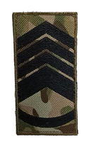 Шеврон погон Tactic4Profi вишивка Головний майстер-сержант ЗСУ мультикам (10*5) - зображення 1