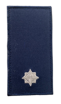 Шеврон погон Tactic4Profi вишивка Молодший лейтенант ДСНС синій (10*5) - изображение 1