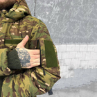 Чоловіча куртка "Logos-tac" з хутром шиншили / Вологозахищений верхній одяг rip-stop мультикам розмір XL - зображення 6