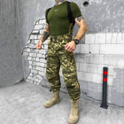 Чоловічі зимові брюки ripstop із утеплювачем синтепон 100 / Штани "logos tactical" з підтяжками піксель розмір M - зображення 2
