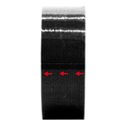 Кинезио тейп (кинезиологический тейп) Kinesiology Tape 2.5см х 5м чёрный - изображение 2