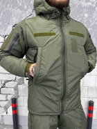 Тактичний зимовий теплий військовий комплект Dirty ( Куртка + Штани ), Камуфляж: Олива, Розмір: XL - зображення 6