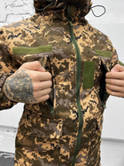 Тактический зимний теплый военный комплект Short ( Куртка + Штаны ), Камуфляж: Пиксель, Размер: XXL - изображение 5