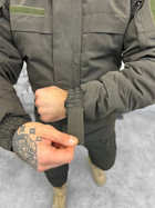 Тактический зимний теплый военный комплект Island ( Куртка + Штаны ), Камуфляж: Олива, Размер: XL - изображение 6