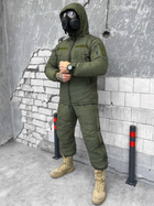 Тактичний зимовий теплий військовий комплект Dirty ( Куртка + Штани ), Камуфляж: Олива, Розмір: XXL - зображення 3