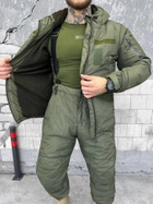 Тактичний зимовий теплий військовий комплект Dirty ( Куртка + Штани ), Камуфляж: Олива, Розмір: М - зображення 4