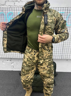Тактический зимний теплый военный комплект RH-14 ( Куртка + Штаны ), Камуфляж: Пиксель ВСУ, Размер: XL - изображение 5