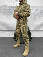 Тактический зимний теплый военный комплект RH-14 ( Куртка + Штаны ), Камуфляж: Пиксель ВСУ, Размер: S - изображение 3