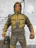 Тактичний теплий військовий комплект ARK/15 ( Куртка + Штани ), Камуфляж: Олива, Розмір: M - зображення 4