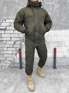 Тактичний зимовий теплий військовий комплект Island ( Куртка + Штани ), Камуфляж: Олива, Розмір: S - зображення 4