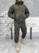 Тактический зимний теплый военный комплект Island ( Куртка + Штаны ), Камуфляж: Олива, Размер: L - изображение 4