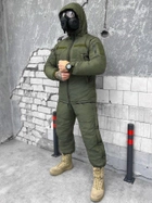 Тактичний зимовий теплий військовий комплект Dirty ( Куртка + Штани ), Камуфляж: Олива, Розмір: XXXXXXL - зображення 3