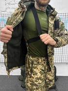 Тактичний зимовий теплий військовий комплект RH-14 ( Куртка + Штани ), Камуфляж: Піксель ЗСУ, Розмір: M - зображення 8