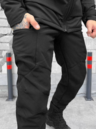 Тактический зимний теплый военный комплект PHR/11 ( Куртка + Штаны ), Камуфляж: Черный, Размер: L - изображение 9