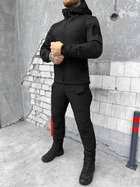 Тактический зимний теплый военный комплект SND ( Куртка + Штаны ), Камуфляж: Черный, Размер: S - изображение 4