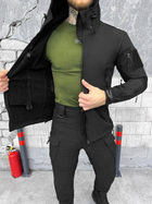 Тактический зимний теплый военный комплект SND ( Куртка + Штаны ), Камуфляж: Черный, Размер: S - изображение 5