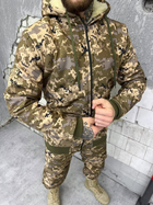 Тактический зимний теплый военный комплект PH-12 ( Куртка + Штаны ), Камуфляж: Пиксель, Размер: S - изображение 5