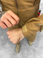 Тактический зимний теплый военный комплект SND ( Куртка + Штаны ), Камуфляж: Койот, Размер: XXL - изображение 10