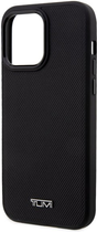 Etui TUMI Leather Balistic Pattern MagSafe do Apple iPhone 14 Black (3666339074999) - obraz 1