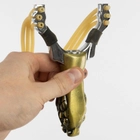 Мощная металлическая рогатка для стрельбы шариками и дротиками (№227) - изображение 5