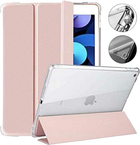 Etui z klapką Mercury Clear Back Cover do Apple iPad Air 10.9" 4/5 Gen Jasno-różowy (8809824813337) - obraz 1