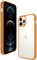 Etui Panzer Glass Clear Case Antibacterial do Apple iPhone 12 Pro Max Orange (5711724002847) - obraz 1