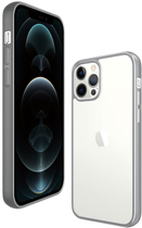 Панель Panzer Glass Clear Case Antibacterial для Apple iPhone 12 Pro Max Атласний Сріблястий (5711724002724) - зображення 1
