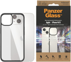 Etui Panzer Glass Clear Case Antibacterial do Apple iPhone 13/14 Black (5711724004056) - obraz 1