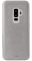 Etui Puro Glitter Shine do Samsung Galaxy S9 Plus Silver (8033830258619) - obraz 1