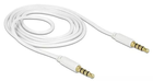 Kabel Audio Jack 4PIN M/M 1M Apple 83440 (4043619834402) - obraz 2