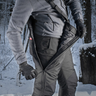 Штани тактичні зимові утеплені з підтяжками M-Tac Arctic Black Розмір 3XL - зображення 7