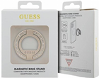 Тримач-кільце на смартфон Guess Ring Stand MagSafe GUMRSALDGD Rhinestone Gold (3666339170370) - зображення 3
