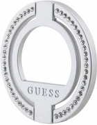 Тримач-кільце на смартфон Guess Ring Stand MagSafe GUMRSALDGS Rhinestone Silver (3666339170387) - зображення 1
