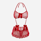 Body erotyczne damskie DKaren Alma 2XL Czerwone (5902230027688) - obraz 1