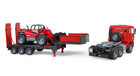 Модель Bruder Tractor Man Tga з причепом і Manitou MLT 633 telehandler (4001702027742) - зображення 5