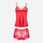 Еротичний комплект (майка + трусики-шорти) жіночий DKaren Nevada XS Червоний (5903251460416) - зображення 2