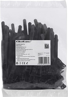 Кабельні стяжки Qoltec Nylon UV 7.2 x 100 мм 100 шт Black (5901878522234) - зображення 1