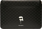 Чохол для ноутбука Karl Lagerfeld Saffiano Monogram Ikonik KLCS14SAKHPKK 14" Black (3666339170523) - зображення 1