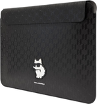 Pokrowiec na laptopa Karl Lagerfeld Saffiano Monogram Choupette KLCS16SAKHPCK 16" Czarny (3666339170578) - obraz 2