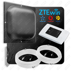 Комплект для підключення 4G інтернету з акумулятором ZTE MF920U + панельна антена YUST 2 PRO х 18 дБі | Швидкість до 150 Мбіт/с | до 32 підключень | до 20 км від базової станції | Київстар, Vodafone, Lifecell