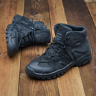 Зимові чорні тактичні прошиті кросівки 39 (26 см) - зображення 4