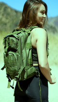 Рюкзак тактический штурмовой армейский Edibazzar S1645415 хаки - изображение 5