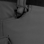 Штаны тактические Soft shell S.archon X9JRK Black L мужские теплые с карманами - изображение 7